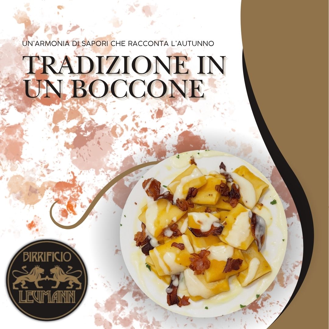 Paccheri alla zucca con taleggio e speck: sapori d'autunno
